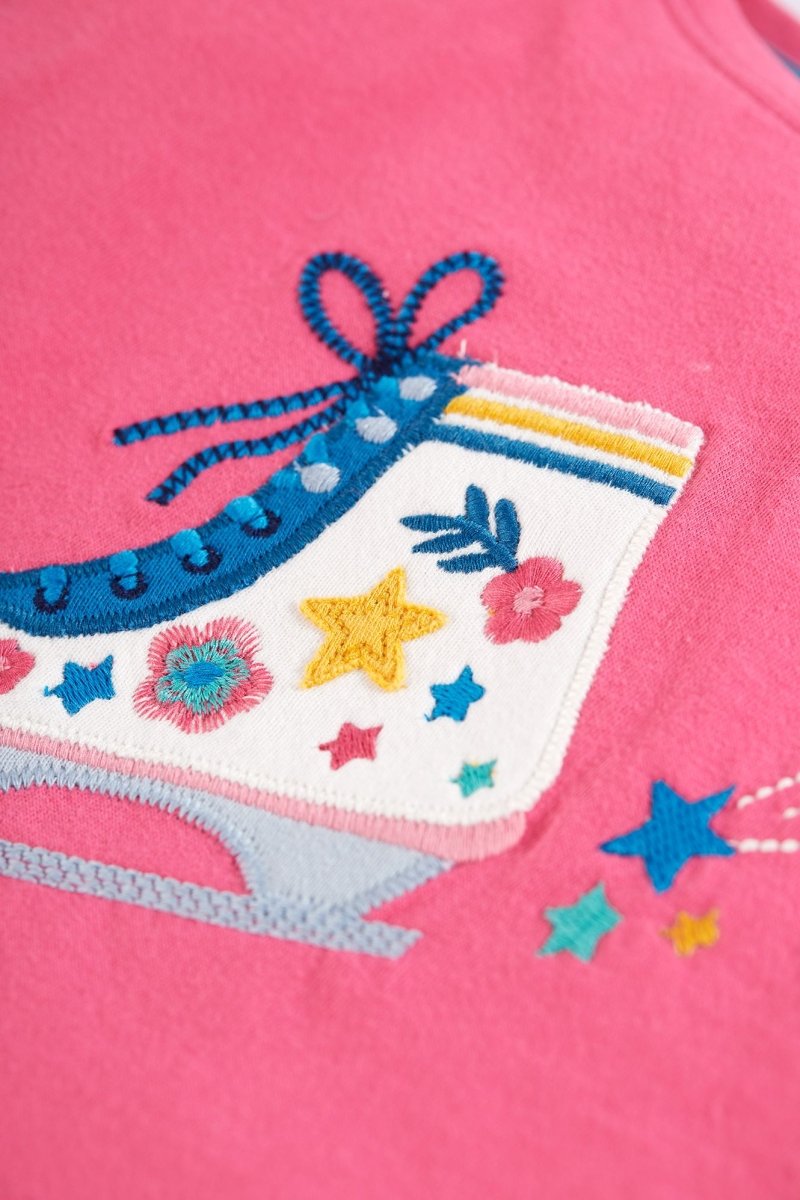 Beau Applique Top - Ice Skate - RUTHERFORD & Co