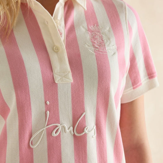 Beaufort Pink/Cream Polo Shirt - RUTHERFORD & Co