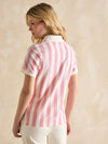 Beaufort Pink/Cream Polo Shirt - RUTHERFORD & Co