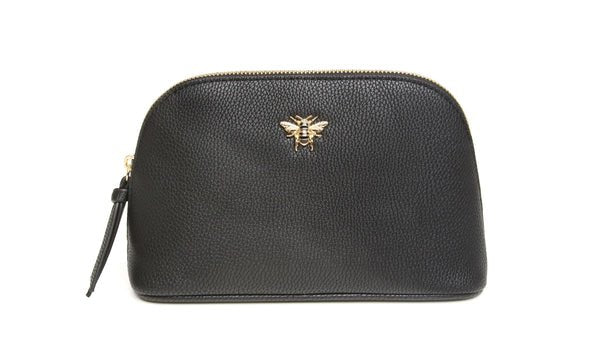 Beauty Case - Make Up Bag/Black/Medium - RUTHERFORD & Co