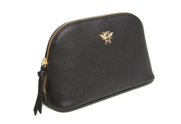 Beauty Case - Make Up Bag/Black/Medium - RUTHERFORD & Co
