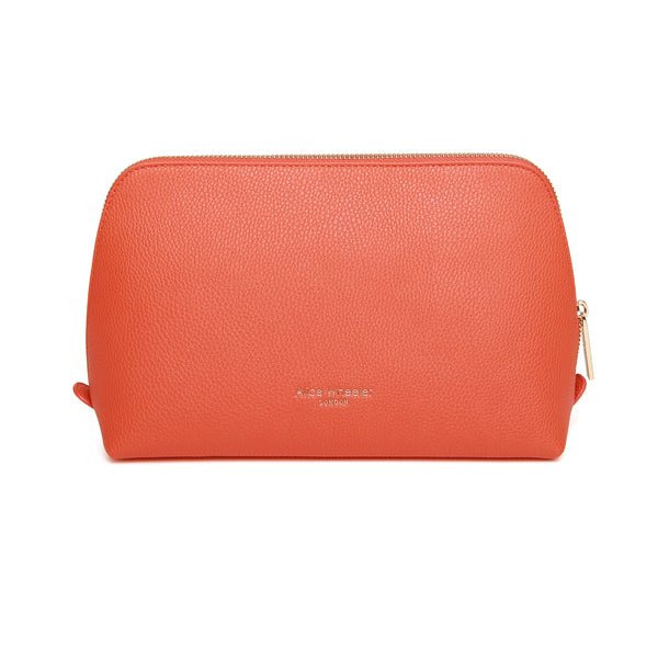 Beauty Case - Make Up Bag/Orange/large - RUTHERFORD & Co