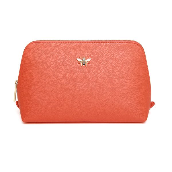 Beauty Case - Make Up Bag/Orange/large - RUTHERFORD & Co