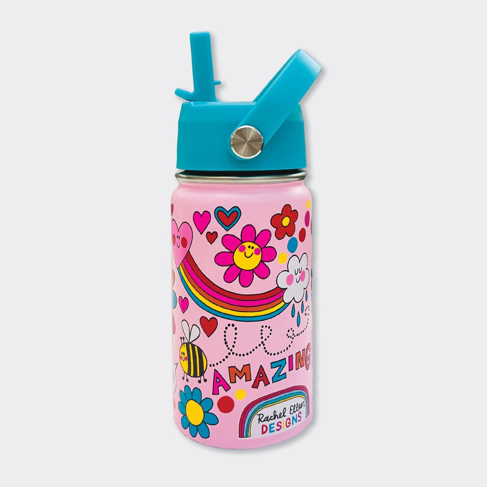 Bee Happy Kids Insulated Stainless Steel Water Bottle - 340ml - RUTHERFORD & Co