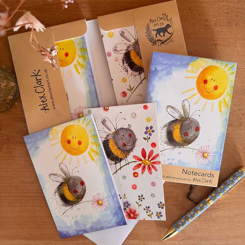 Bee Notecard Wallet - RUTHERFORD & Co