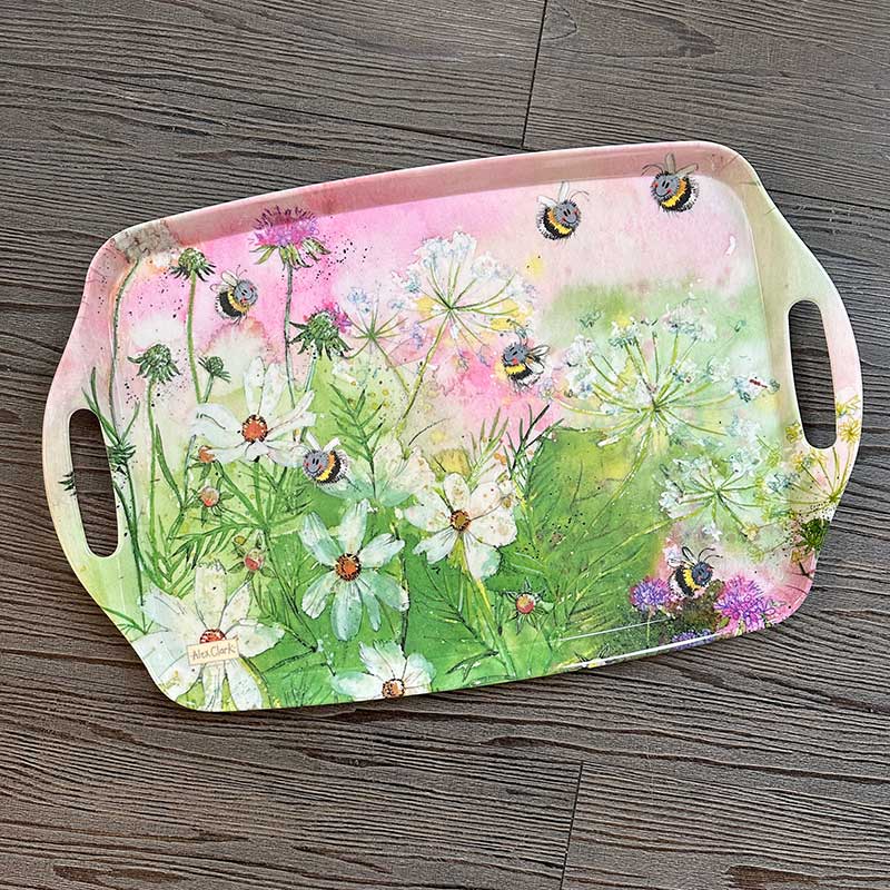 Bees in Summer Large Tray - RUTHERFORD & Co