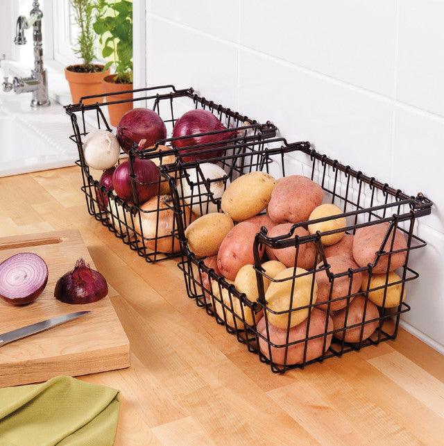 Mikasa Gourmet General Storage Wire Basket - RUTHERFORD & Co