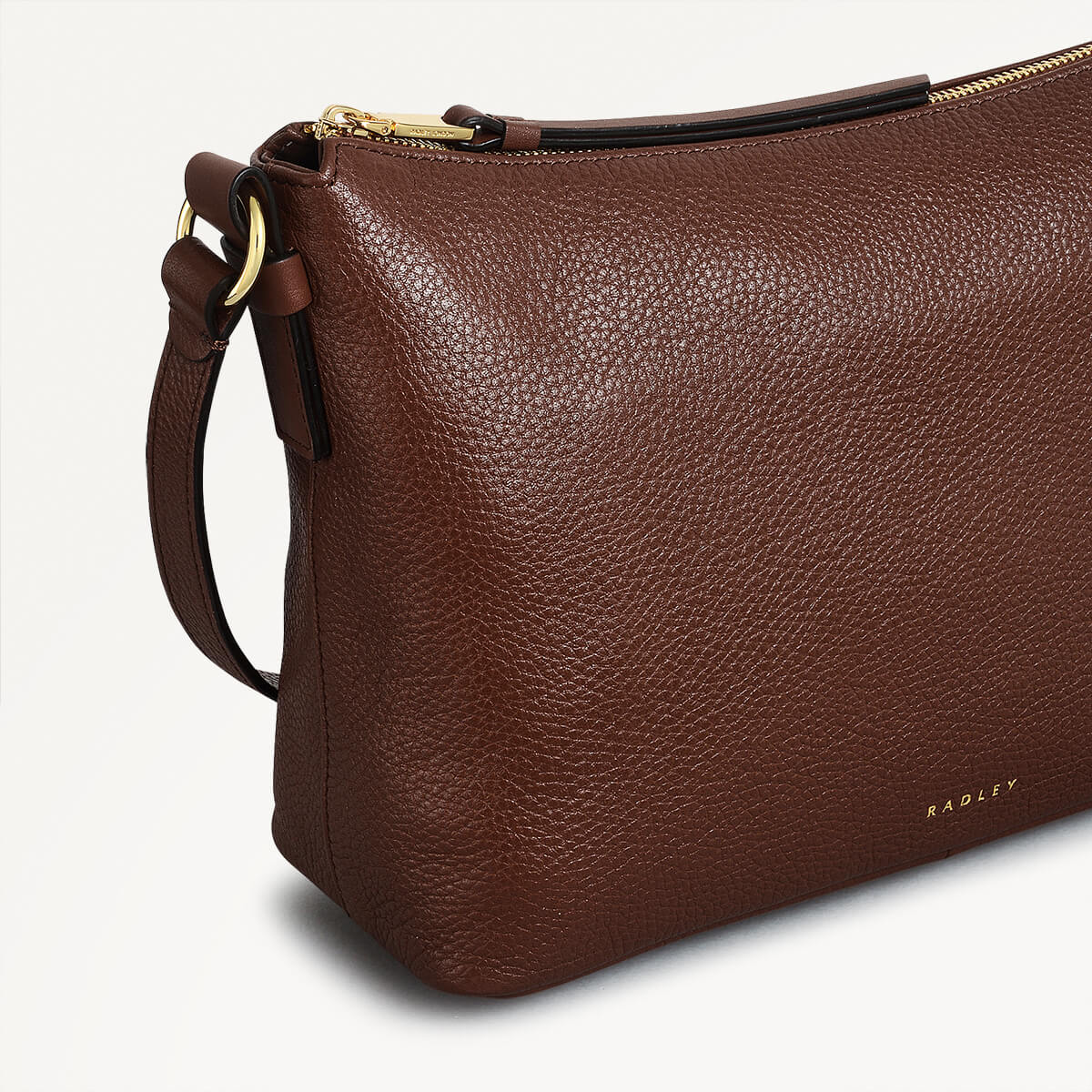 Bella Radley Small Ziptop Cross Body Walnut - RUTHERFORD & Co