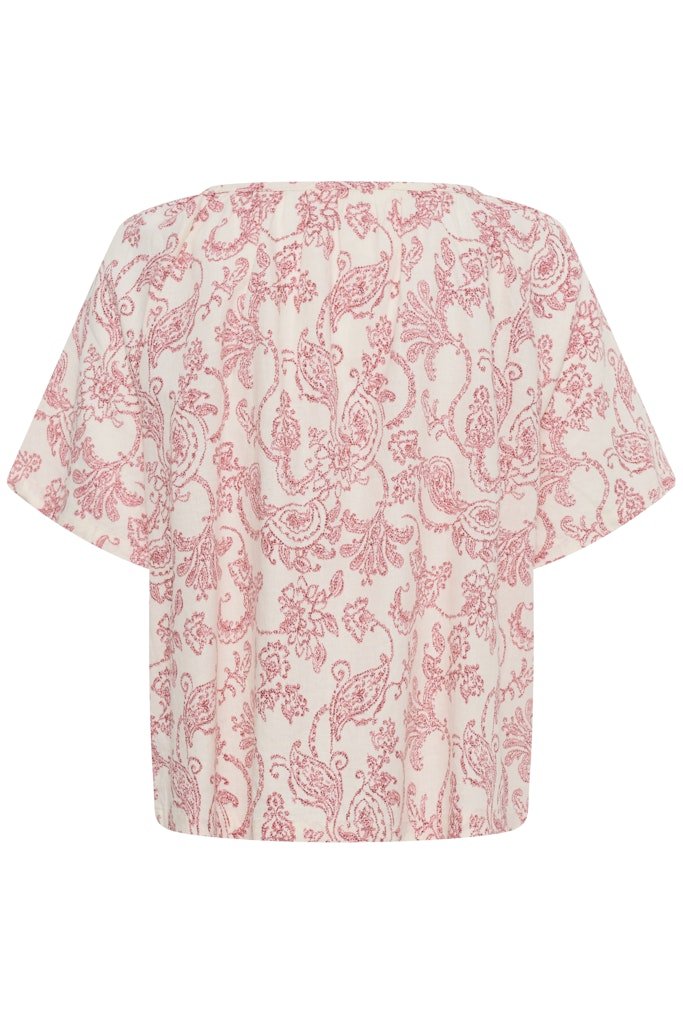 BenthaPW Blouse - Peach Blossom Dot Paisley - RUTHERFORD & Co