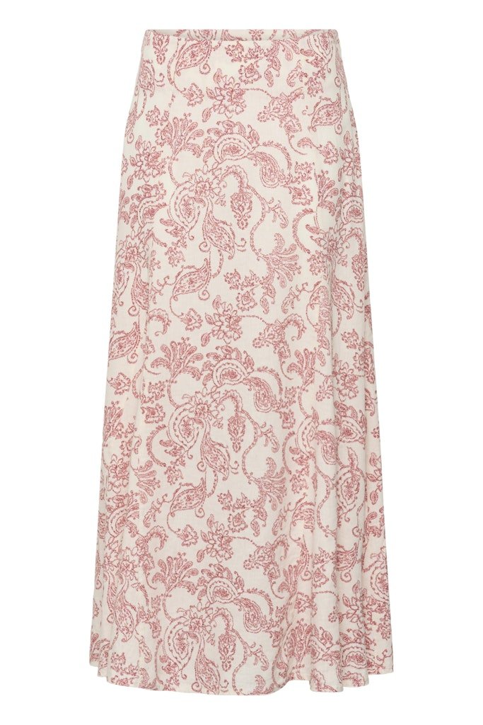 BerilPW Skirt - Peach Blossom Dot Paisley - RUTHERFORD & Co