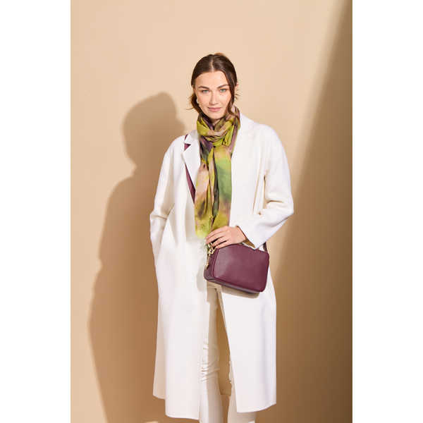 Berry - Dual Double Zip Crossbody Bag - RUTHERFORD & Co