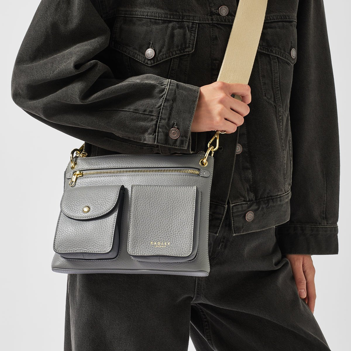 Berwick Street Cloud Burst Medium Ziptop Crossbody - RUTHERFORD & Co