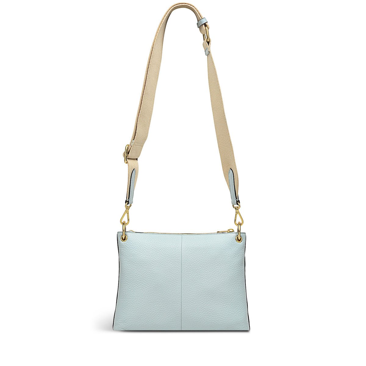 Berwick Street Seafoam Medium Ziptop Crossbody - RUTHERFORD & Co