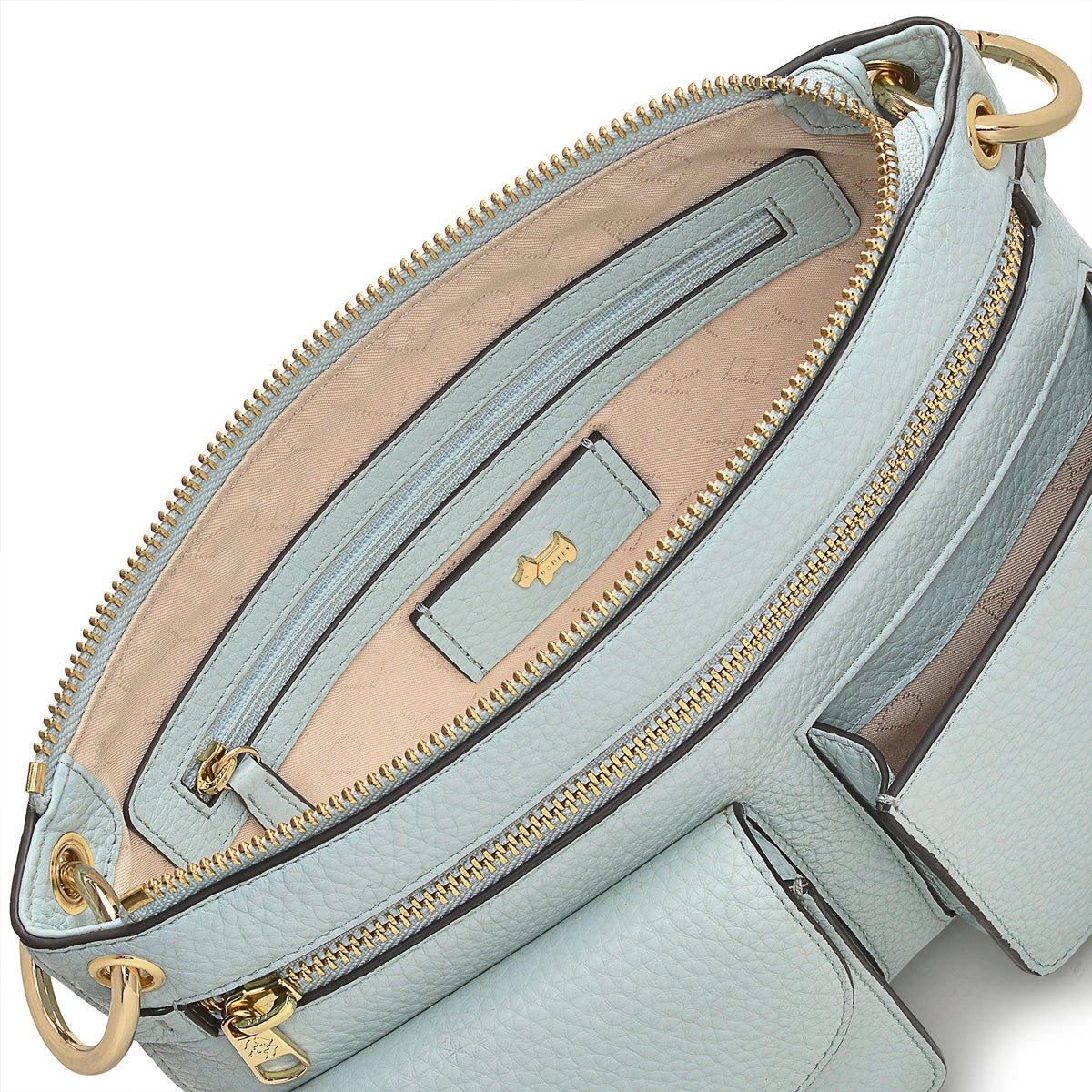Berwick Street Seafoam Medium Ziptop Crossbody - RUTHERFORD & Co