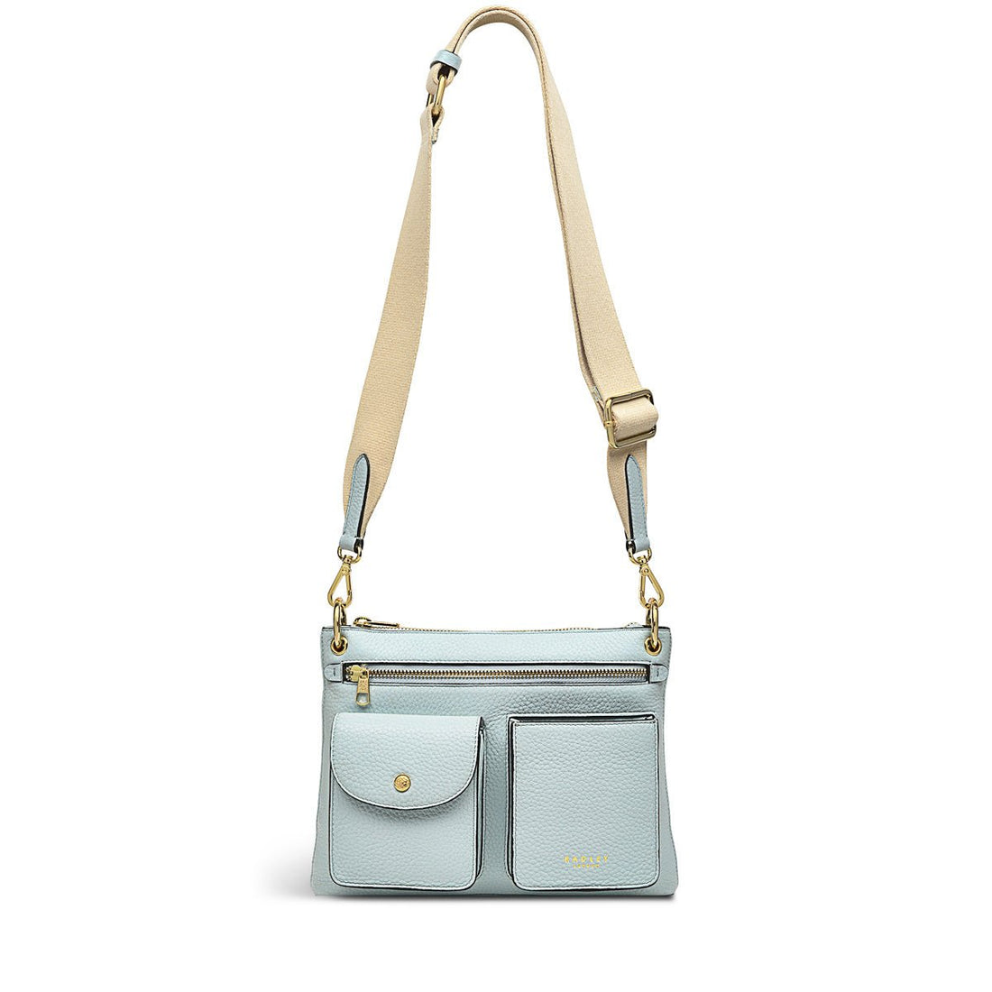 Berwick Street Seafoam Medium Ziptop Crossbody - RUTHERFORD & Co