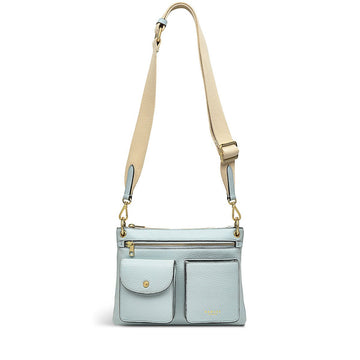 Berwick Street Seafoam Medium Ziptop Crossbody - RUTHERFORD & Co