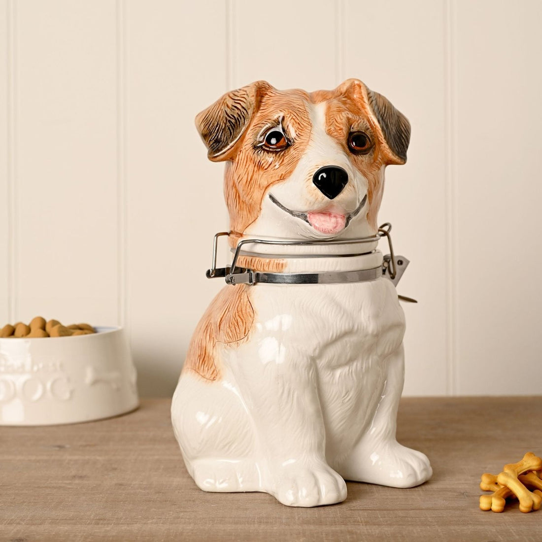 Best of Breed Jack Russell Biscuit Barrel - RUTHERFORD & Co