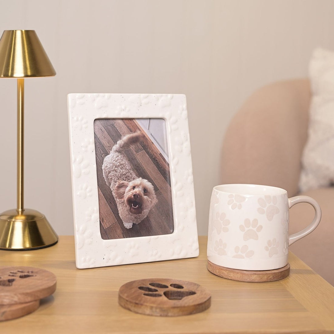 Best of Breed Paw Prints Ceramic Photo Frame - RUTHERFORD & Co