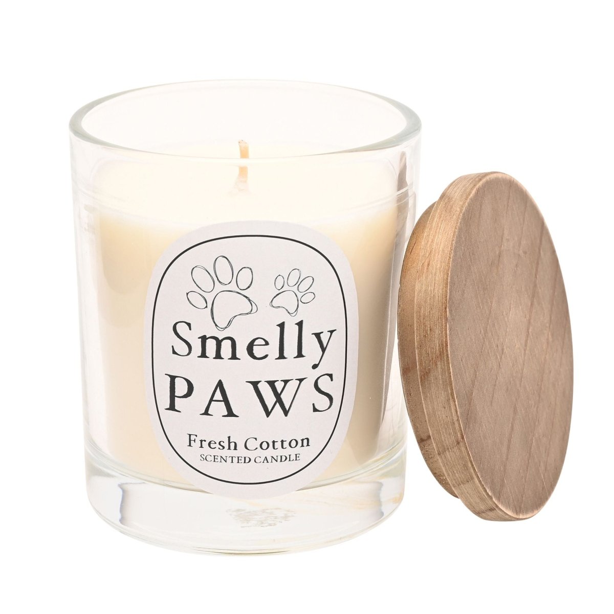 Best of Breed Smelly Paws 260g Candle - Fresh Cotton with Aroma Guard - RUTHERFORD & Co