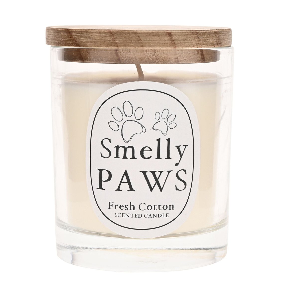 Best of Breed Smelly Paws 260g Candle - Fresh Cotton with Aroma Guard - RUTHERFORD & Co