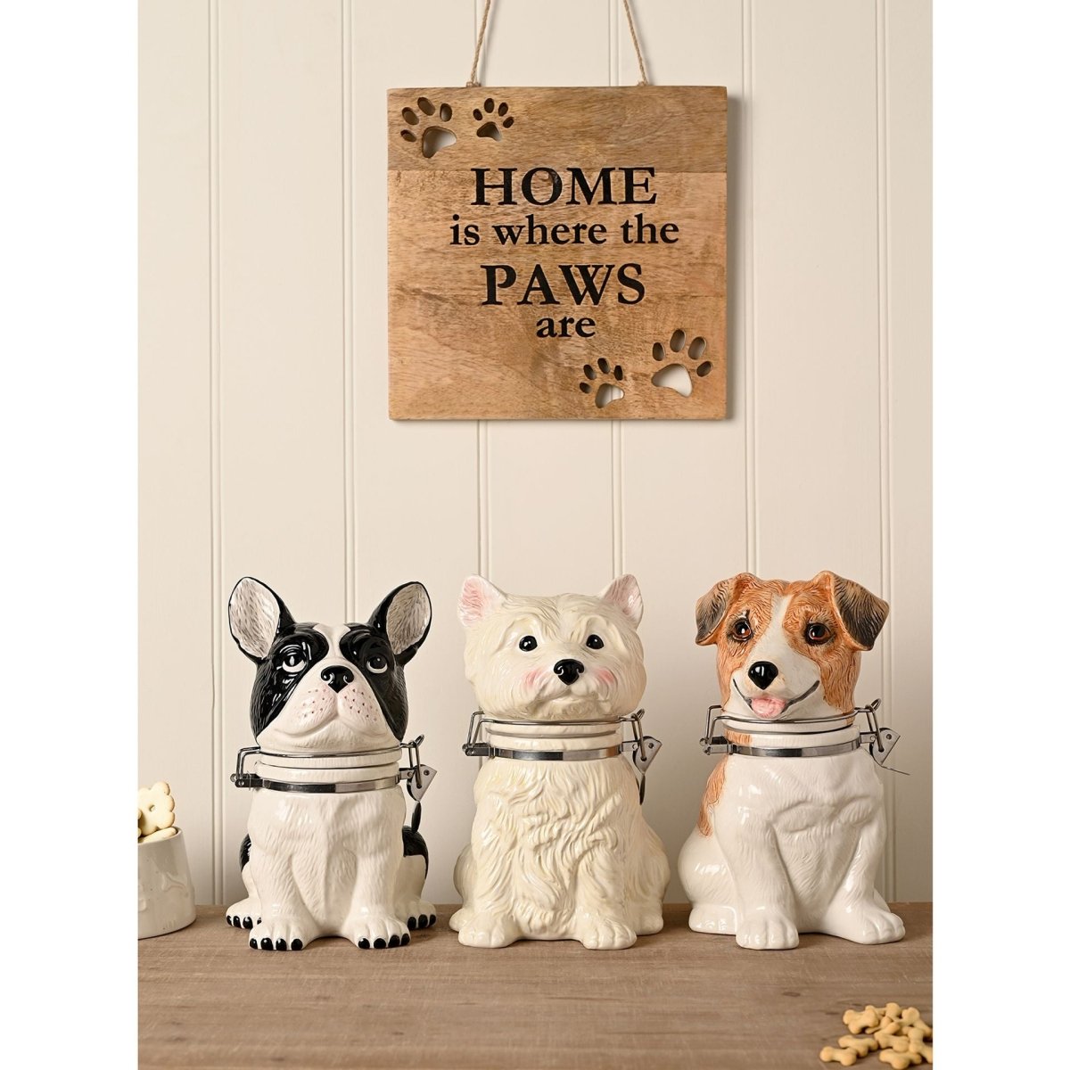 Best of Breed West Highland Terrier Biscuit Barrel - RUTHERFORD & Co