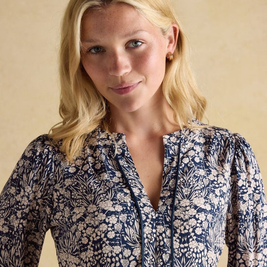Bethany Blue Midi Dress - RUTHERFORD & Co