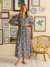 Bethany Blue Midi Dress - RUTHERFORD & Co