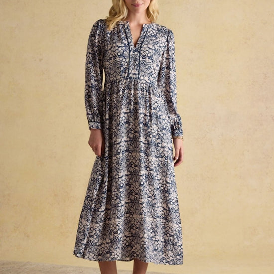 Bethany Blue Midi Dress - RUTHERFORD & Co