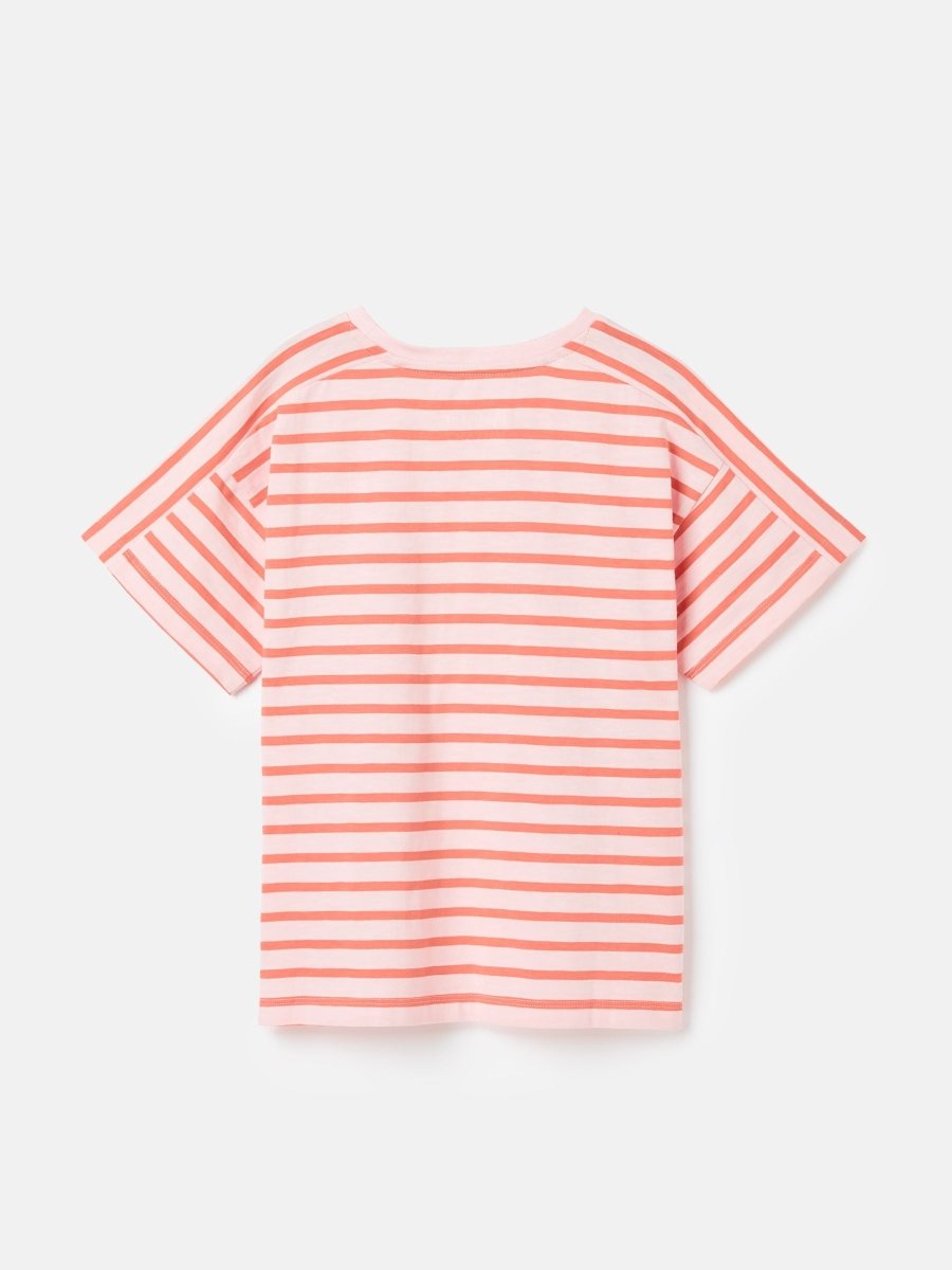 Betty Pink Striped Short Sleeve T-Shirt - RUTHERFORD & Co