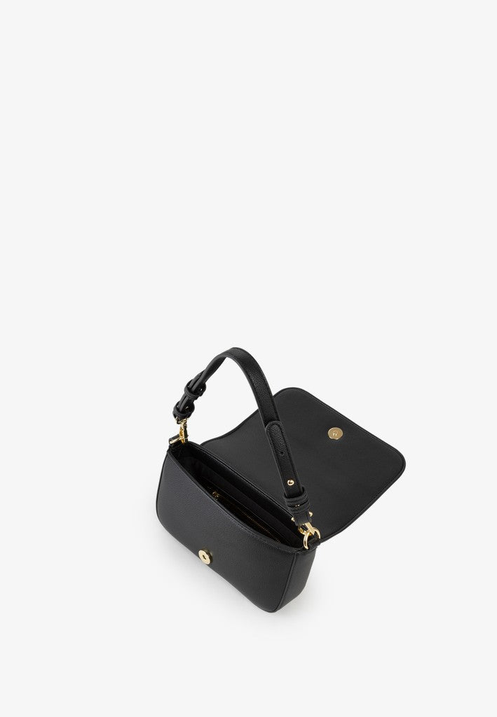 Bianka RE Flap Bag - Nero - RUTHERFORD & Co