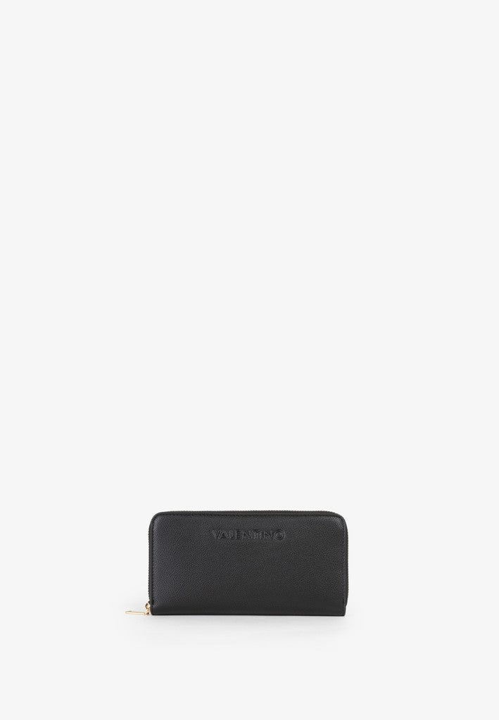Bianka RE Large Zip Around Purse - Nero - RUTHERFORD & Co