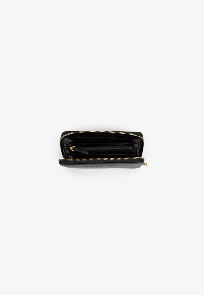 Bianka RE Large Zip Around Purse - Nero - RUTHERFORD & Co