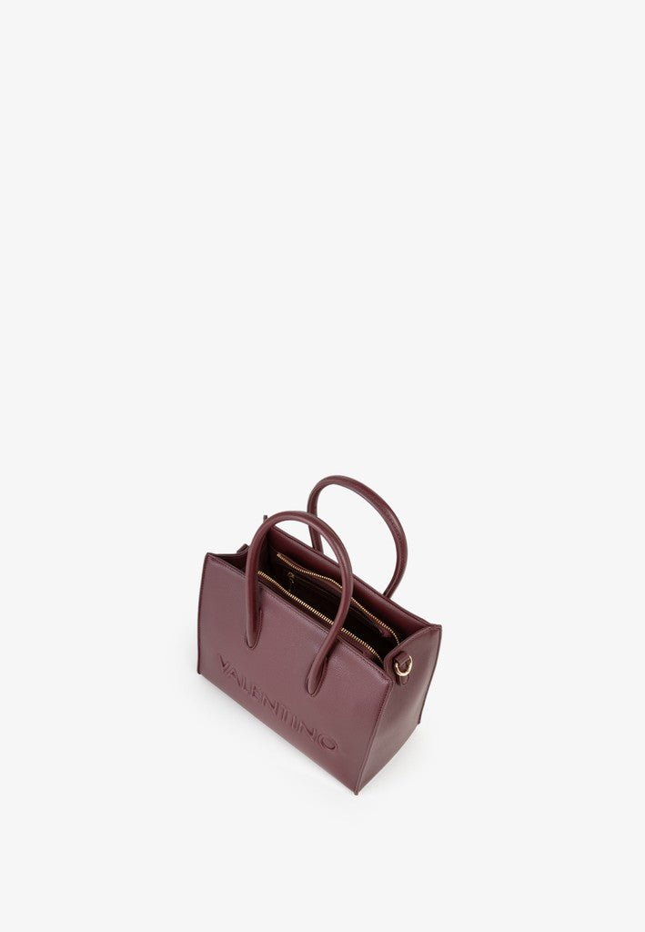 Bianka RE Shopping Bag - Bordeaux - RUTHERFORD & Co