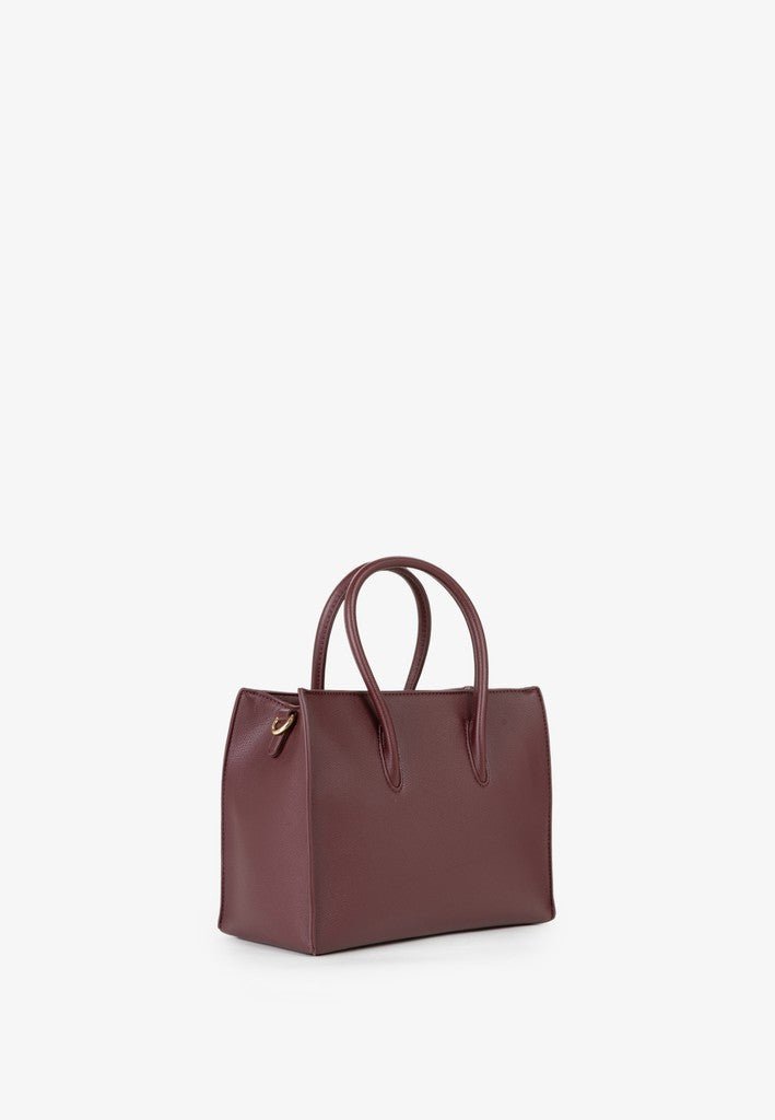 Bianka RE Shopping Bag - Bordeaux - RUTHERFORD & Co