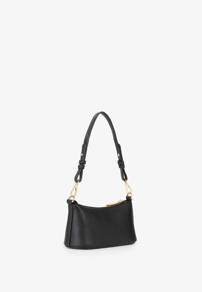 Bianka RE Shoulder Bag - Nero - RUTHERFORD & Co