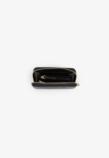 Bianka RE Small Zip Around Purse - Nero - RUTHERFORD & Co