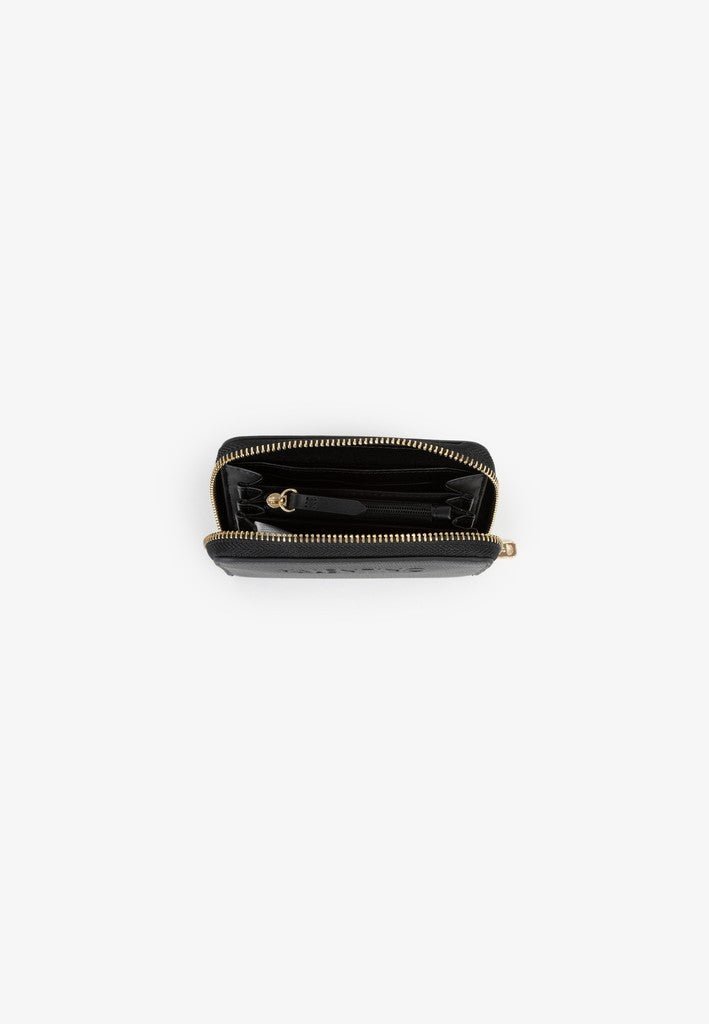 Bianka RE Small Zip Around Purse - Nero - RUTHERFORD & Co