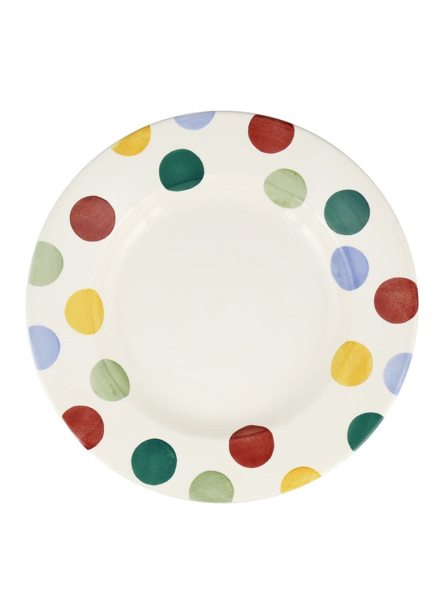 Big Polka Dots 10 1/2" Plate - RUTHERFORD & Co