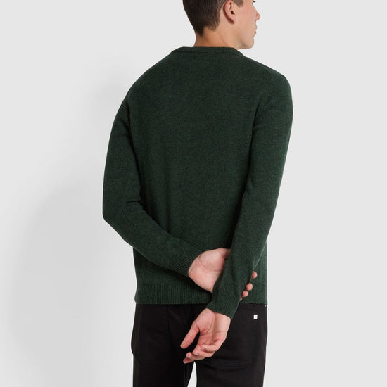 Birchall Crew Neck Lambswool Sweater - RUTHERFORD & Co