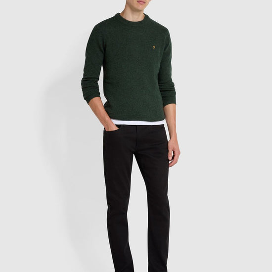 Birchall Crew Neck Lambswool Sweater - RUTHERFORD & Co
