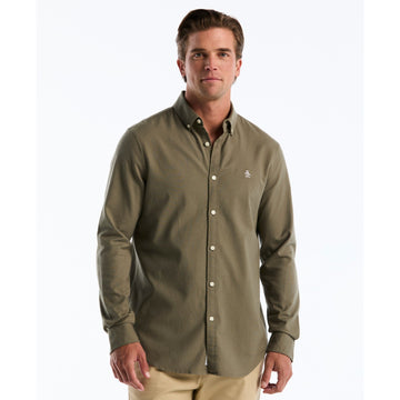 Oxford Shirt In Dusty Olive