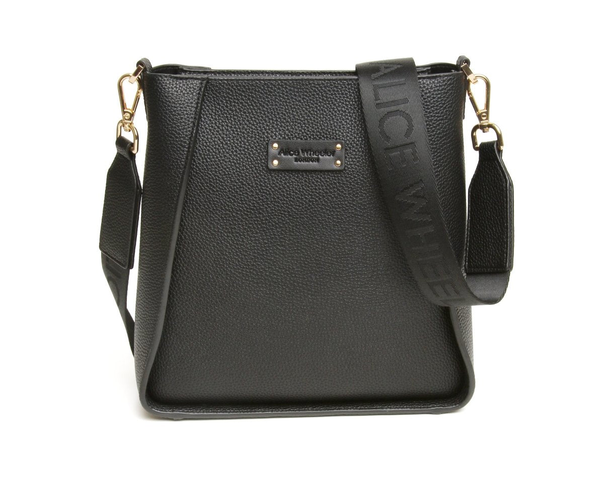 Black - Kensington Cross Body Bag - RUTHERFORD & Co