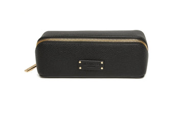 Black - Kensington Small Train Case - RUTHERFORD & Co