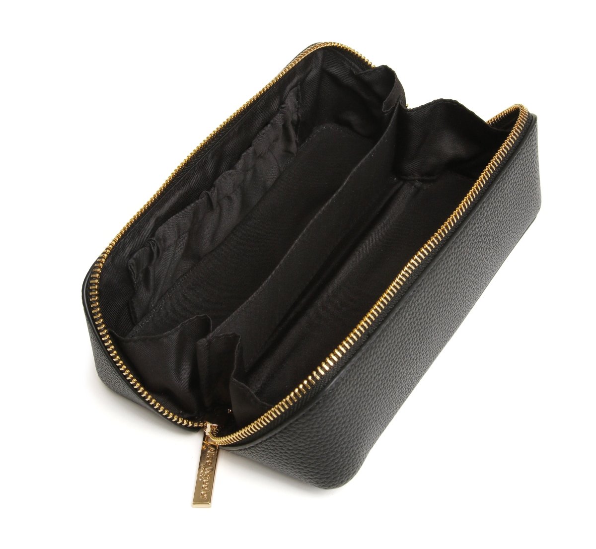 Black - Kensington Small Train Case - RUTHERFORD & Co