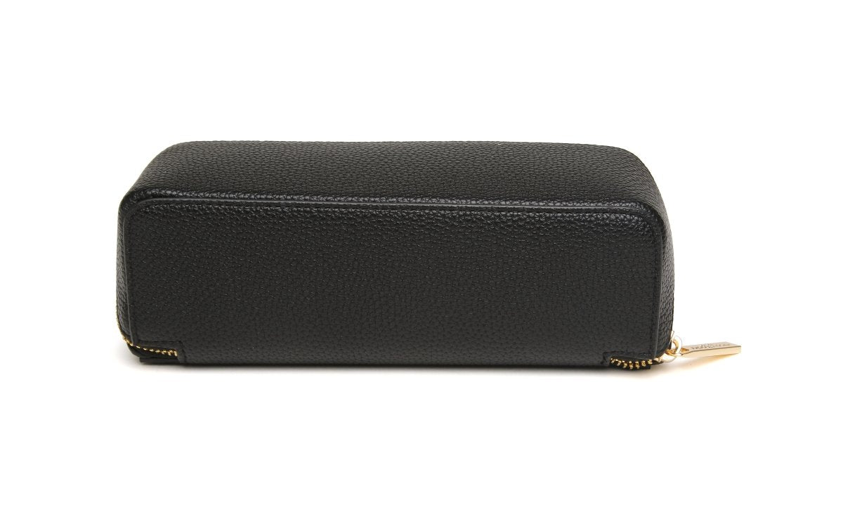 Black - Kensington Small Train Case - RUTHERFORD & Co