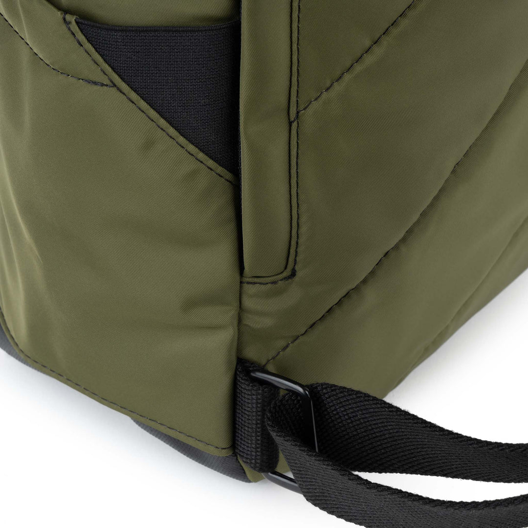 Black Label Camden J Recycled Nylon/MILITARY/MEDIUM - RUTHERFORD & Co