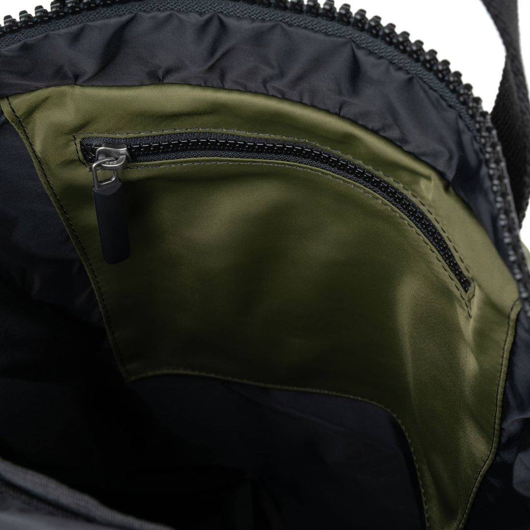 Black Label Camden J Recycled Nylon/MILITARY/MEDIUM - RUTHERFORD & Co