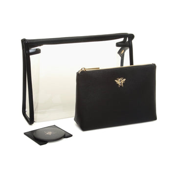 Black Luxury 3 Piece Beauty/Makeup Set - RUTHERFORD & Co