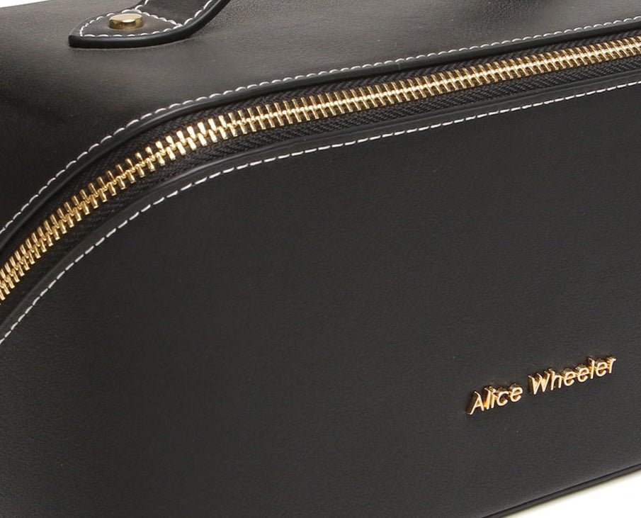 Black Sloane Train Case - RUTHERFORD & Co
