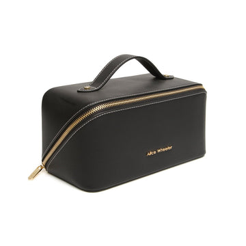 Black Sloane Train Case - RUTHERFORD & Co